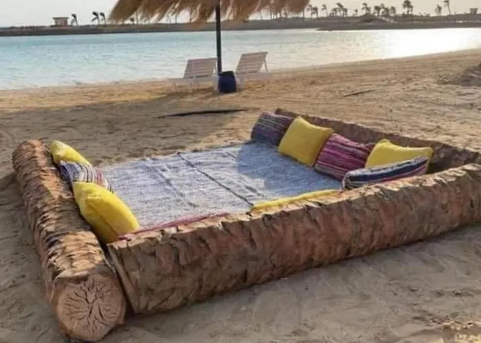 Vakantiehuis خاصة بمنتجع هوليداي ان فانتازيا - راس سدر باطلالة على البحر *